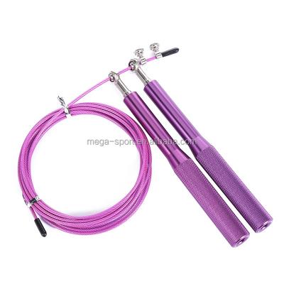 China Bestseller Exercise Fitness Workout Jump Rope Handle Steel Wire Adjustable Speed ​​Weighted Jump Rope Home Weighted Jump Rope With Logo for sale