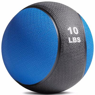 China 10LB Therapy Gym Fitness Equipment Rubber Medicine Ball for sale