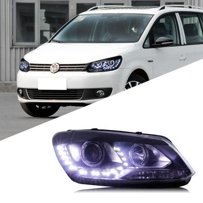 China 2010-2013 For Volkswagen Touran LED Headlight With Bi-Xenon Projector Lens PW TOURAN for sale