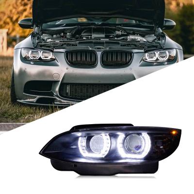 China Suitable for BMW E92 Headlamp Assembly 330 335 LED M3 Modified Angel Crystal Xenon Headlight E93 3-SERIES (E92) for sale