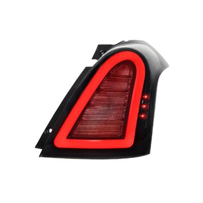 China Black and red style high configuration LED tail lights and black style waterproof taillights for Suzuki Swift for sale