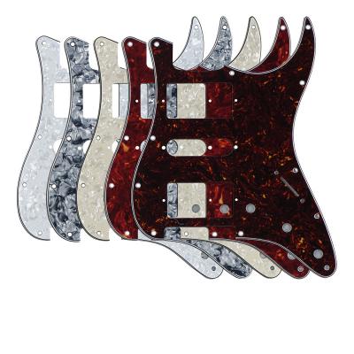 China HH Pickguard 3 Ply Hole HSH Scratch Plate St Guitar Colorful Pickguard 11 For St Start Electric Guitars Parts Wholesale Price for sale