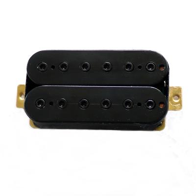 China H-H Route Black Humbucker Pickup With Hex Screw Post Piece Guitar Parts for sale