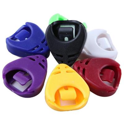 China Finger Picks Factory Price Guitar Tool Kit Plectrum Holder Guitar Pick Holder For Guitar Parts for sale