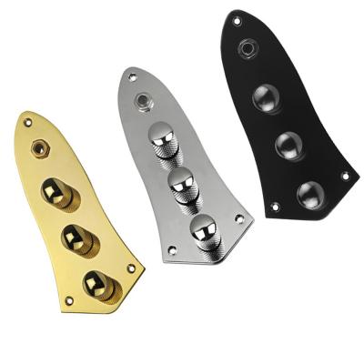 China Bass Control Plate Sets Jazz Bass Electric Guitar Chrome Color Control Plate Good Quality Electric Guitar Prewired Parts Made In Korea for sale