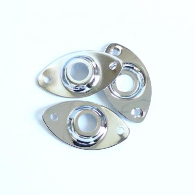 China Eye Style for St Style Guitars Musical Instrument Accessories Chrome Eye Style Jack Socket Plate /Guitar Jack Plate for St Guitars for sale