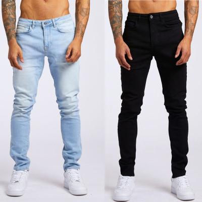 China 2022 Hot Sale Fashion Slim Fit Jeans Male High Street Hip Hop Streetwear Pants QUICK DRY Korean Pants for sale