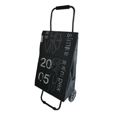 China Wholesale High Quality Convenience 600D Polyester Folding Shopping Trolley Bag Shopping Trolley for sale