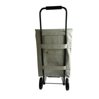 China High Quality Foldable Convenience Trolley Bags Supermarket Portable Customized Steel Shopping Trolley for sale