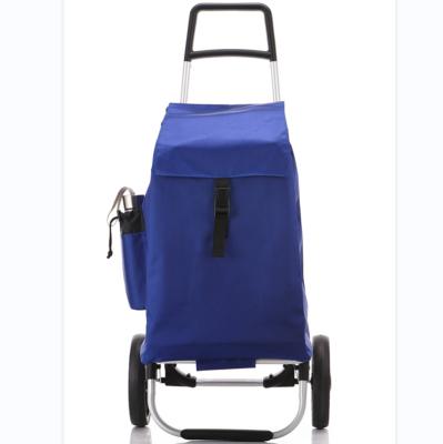 China High Quality Foldable Convenience Trolley Bags Supermarket Portable Customized Shopping Trolley for sale