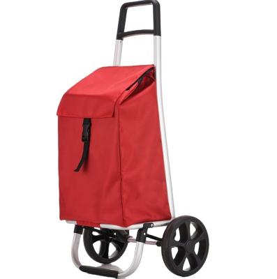 China High Quality Foldable Convenience Trolley Bags Supermarket Portable Customized Shopping Trolley for sale