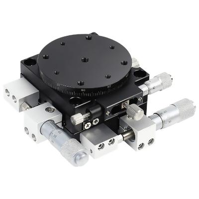 China For Precise Instrument LSP90 90*90mm XYR 3 Axis Manual Stage 360 ​​Degree Manual Optical Rotary Stage For Precise Instrument for sale