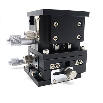 China For LD90-LM-2 Precise Instrument Low Price XYZ Axis 3 Axis Manual Linear Stage Customized Aluminum Alloy Manual Stage for sale