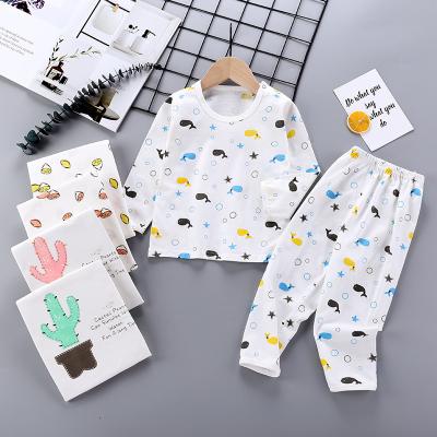 China Thermal Pajama Set Kids Cotton Sleepwear Kids Bulk Wholesale Children Winter Easter Cotton Bamboo Pajamas for sale