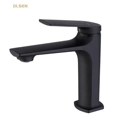 China Hot Selling Hot Metered Bathroom Basin Faucets Fashion Handle Single Lever Single Lever Basin Faucets Cold Water Faucets for sale