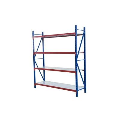 China Corrosion Protection 4 Layer Metal Materials Rack Warehouse Storage Light Duty Racks for sale