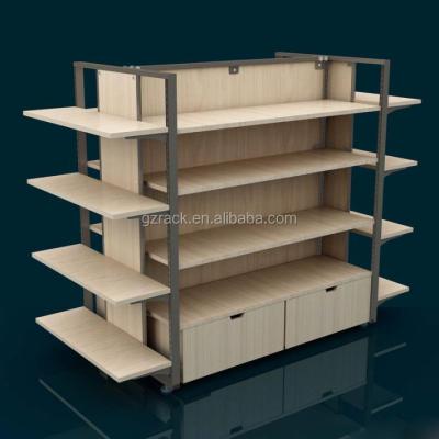 China Wooden Light Duty Rack Material And Light Duty Style Pleyboard Display for sale