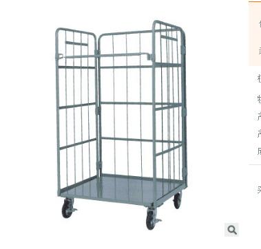 China Tools Warehouse Stackable Anti-Static Metal Logistics Trolley Transport Cart for sale