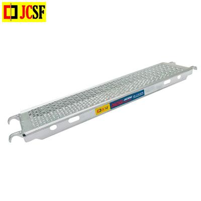 China As Customers Request Pressed Galvanized Steel Plank And Metal Perforated Steel Decking Platform Work Scaffold Plank Scaffolding Board for sale