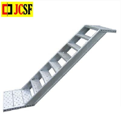 China As Customers Request Q235 Ringlock Scaffolding Stair Ladder Andamios Layher High Quality Steel Ladder With Hook for sale