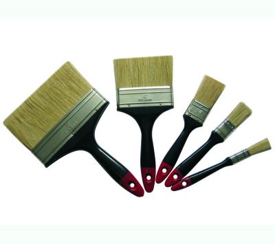 China Pretty Plastic Wall Paint Brush Handle Professional Paint Brushes for sale