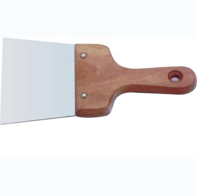 China Stainless Steel Wooden Handle Paint Scraper Blades for sale