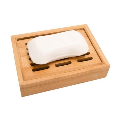 China Modern bamboo soap dishes for shower, home soap crate for shower, kitchen, bathroom for sale