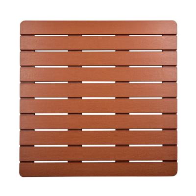 China Viable Natural Bamboo Wooden Bath Mat - Bathroom and Kitchen Covers, Bath Mat Accessories for Tub, Spa, Sauna Floor and Shower Door Step for sale