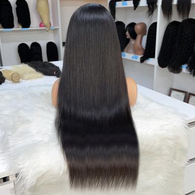 China Yse silky straight wave wholesale 40 inch silk base full lace wig, hair lace wigs, glueless fake scalp full lace wig with baby hair for sale