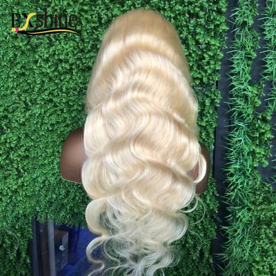 China Silky Straight Wave Drop Shipping Body Wave 100 Blonde Human Hair Virgin Lace Wig, Brazilian Blonde 613 Raw Mink Lace Front Hair Wigs With Baby Hair for sale