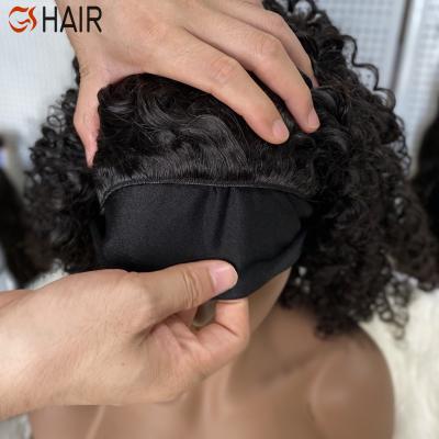 China Wholesale Water Wave Headband Wig Hair For Black Women,Remy Headband Wig Human Hair,Curly Headband Ponytail Hair Wig for sale