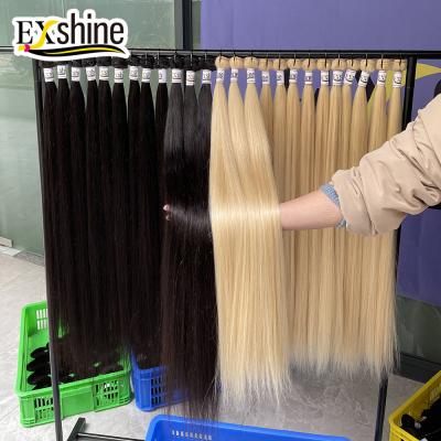 China Other Cheap Exshine Grade 12a 9a Brazilian Hair Bundle, Super Virgin Double Drawn Hair, Wholesale Wavy Water Wave Hair Bundle for sale