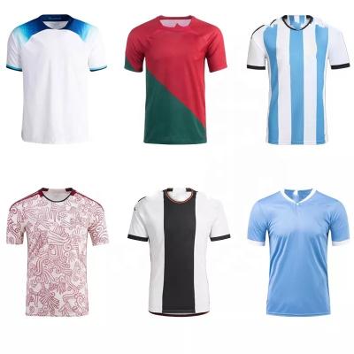 China Sets 2022 national team player version soccer jersey Argentina jersey 2022 Mexico soccer shirt for sale