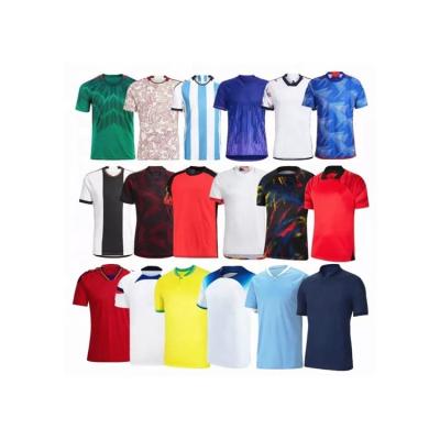 China New Style Soccer Apparel Sets 2022-23 Customize Brazil Argentina Team National Soccer Jersey for sale