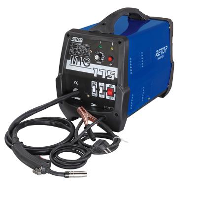 China MIG-175 cheap single phase ac portable inverter welder soldadura welding machine welders for sale for sale