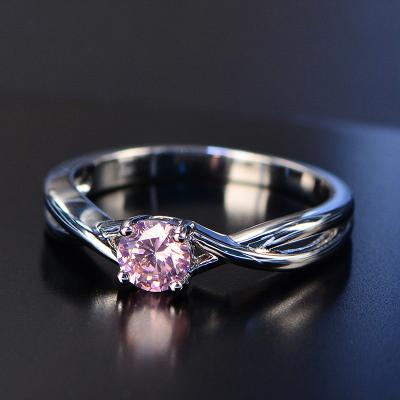 China Trendy Small Ring Fashion Jewelry Super Sparkling Ring Simple for sale