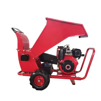 China Crush Wood Logs Making Sawdust Small Big Blade Diesel Engine Wood Cutter Chipper Machine for sale