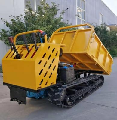 China new cheap price 500kg 1 ton dumper dumpers 4 crawler truck - 6L for sale