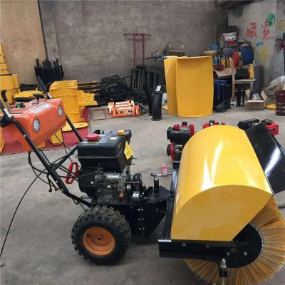 China Snow Sweeper Cleaning Porcelain Made Small Road Ice Removal Snow Blowers Sweepers for sale