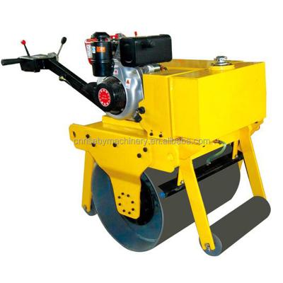 China Chinese Diesel Small Price Stores Building Material Hand Push Steel Wheel Road Roller Compactor for sale