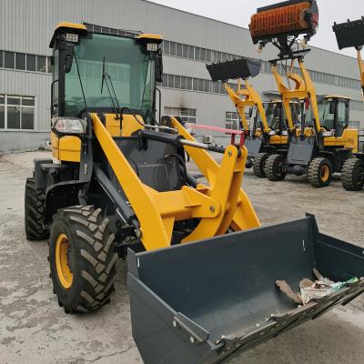 China Land Displacement 1 Ton 2 Ton 3 Ton Loading Capacity Large Bucket Wheel Loaders for sale