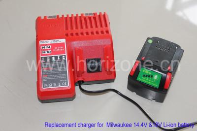 China Milwaukee M18 M14 Power Tool Battery Charger For 18V 14.4V Lithium battery for sale