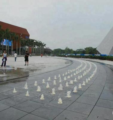 China Modern Tabletop Interactive Underground Fountain Dry Floor Fountain for sale