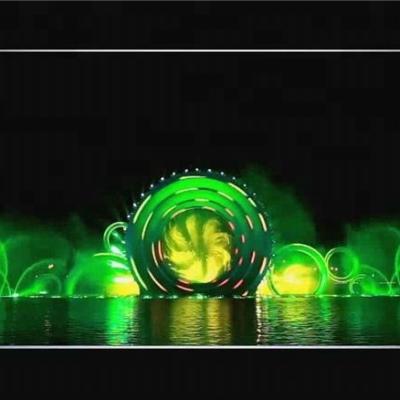 China Large Scale Modern Laser Projection Outdoor Water Fountains for sale