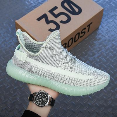 China 2021 Fashion Trend New Cheap New Coconut 350 Men Soft Flight Woven To Mesh Breathable Sports Casual Shoes for sale