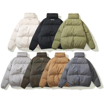 China 2021 winter fog winter men's and women's cotton casual clothes double thickened down jacket bread clothes for sale