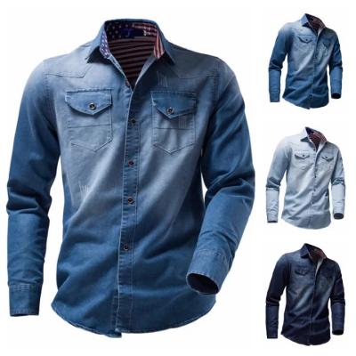 China Wholesale New Fashion Breathable Plain Washed Cotton Casual Color Mens Jeans Jacket for sale