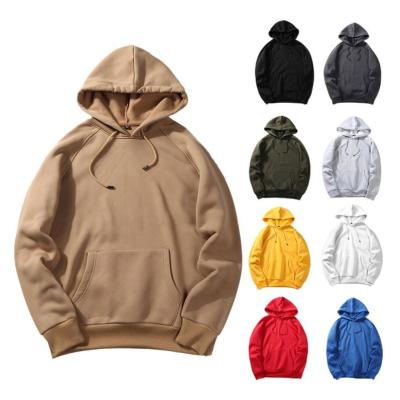 China Wholesale Unisex Men's Oversize Hooded Premium Anti-wrinkle Pullover Sweatshirts White Hoodies and Sweatshirts with Plush for sale