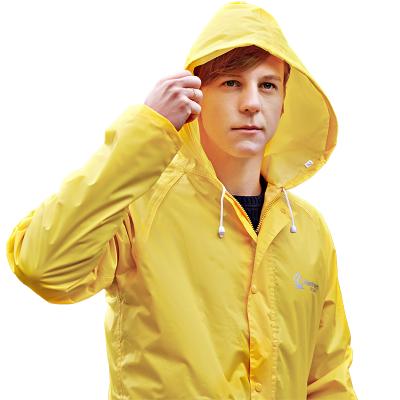 China Raincoat Long Rainwear Raincoat Casual Rain Coat Adult Yellow Raincoat Suit Windproof Rain Raincoat for sale