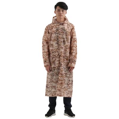 China 100% Rainfreem Waterproof Rain Coat Jacket Camouflage Adult Rain Coat Waterproof for sale